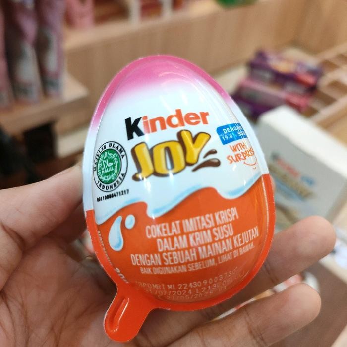 

Exp JULI 2025 Coklat Kinder Joy Kinderjoy 1 box isi 24 Cokelat Chocolate Camilan Food Snack Cemilan