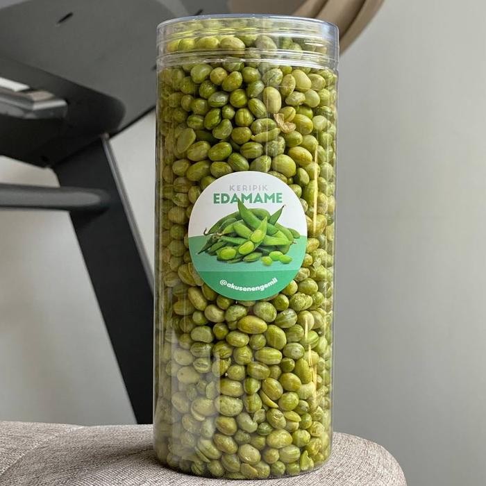 

1300ml KERIPIK EDAMAME CRISPY JUMBO VEGETARIAN VEGAN HALAL PREMIUM