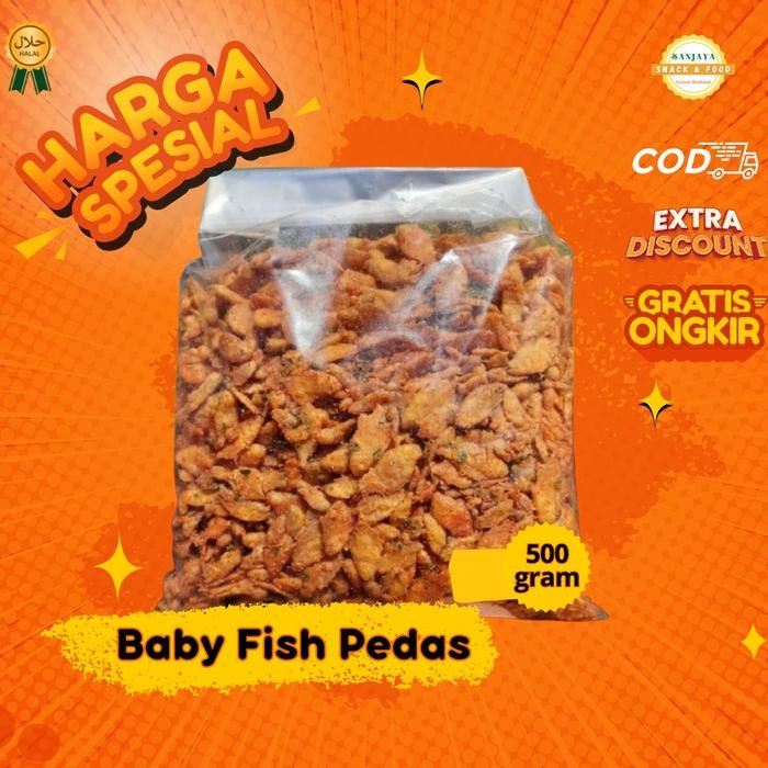 

Baby Fish Ikan Crispy Pepetek 500g dengan Bumbu Racikan Sendiri Food Cemilan