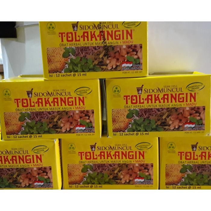 

Tolak angin cair sido muncul isi 12 sachet