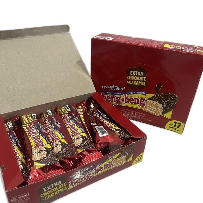 

BENG BENG WAFER CHOCOLATE 1 BOX ISI 17 PCS