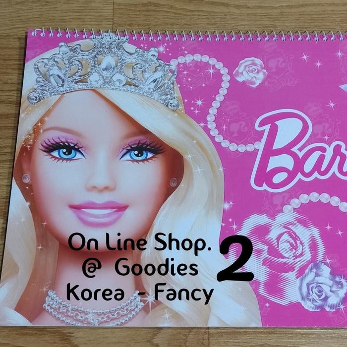 

Buku Gambar Spiral Sketch Book Barbie Ori Korea Ready Stock