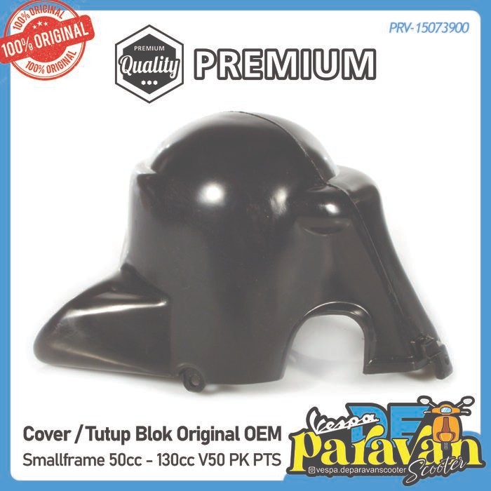 Cowling cover tutup blok mesin 130cc Vespa Smallframe Pts Ori Italy