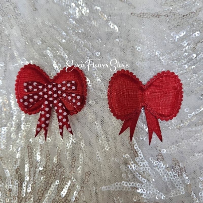 aplikasi pita tempelan baju /pita motif/pita onde kdh isi 144 pcs