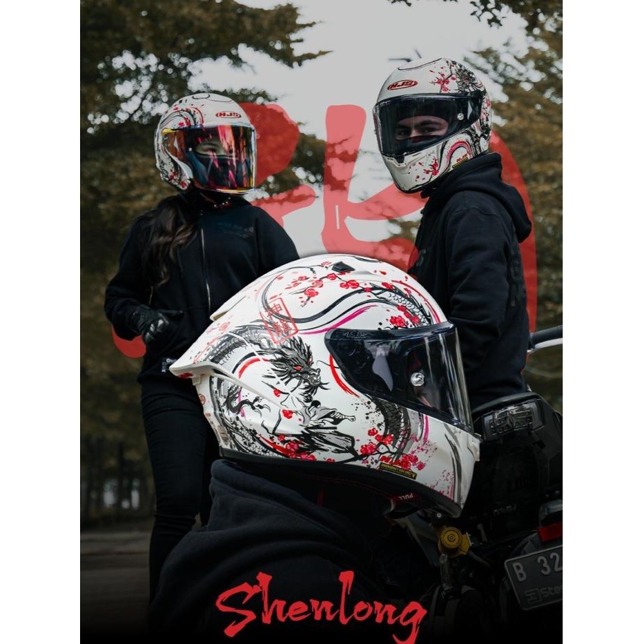 PREMIUM Helm NJS GT SHENLONG Kairoz & ZX-1R (Free Spoiler, dll) - NJS Shen Long ZX1R GT Series