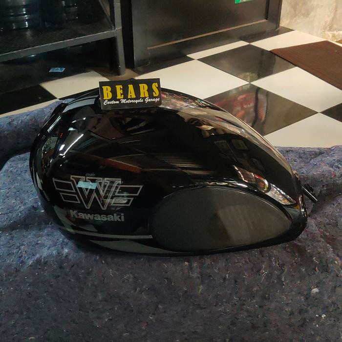 PREMIUM Tangki Kawasaki W175 Black style Original