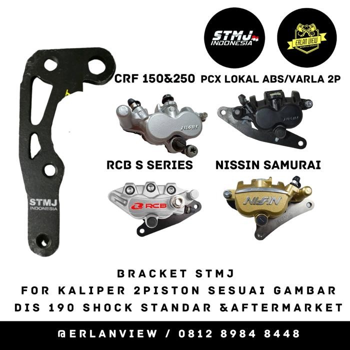 PREMIUM Breket Brecket Bracket STMJ for Kaliper 2p Dis 190 Vario Scoopy Spacy