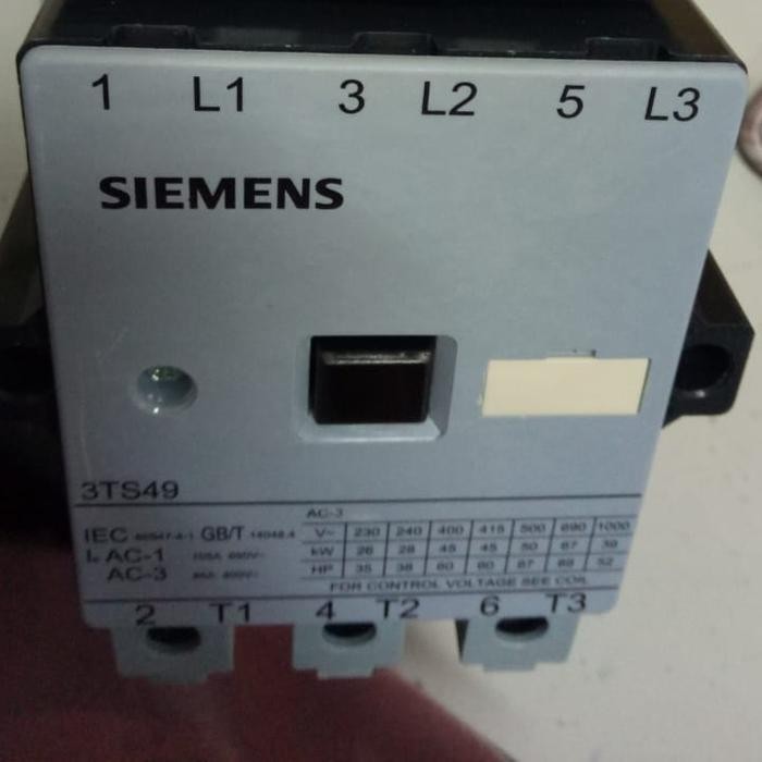 3TS49 MAGNETIC CONTACTOR SIEMENS TERLARIS
