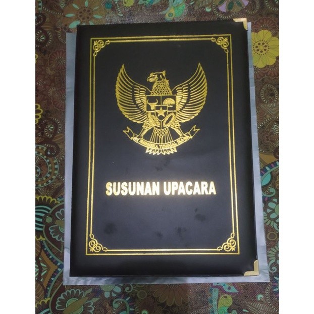 

paket 5 Map Upacara Bingkai bahan kulit Sintetis dan slempang upacara//Grosir