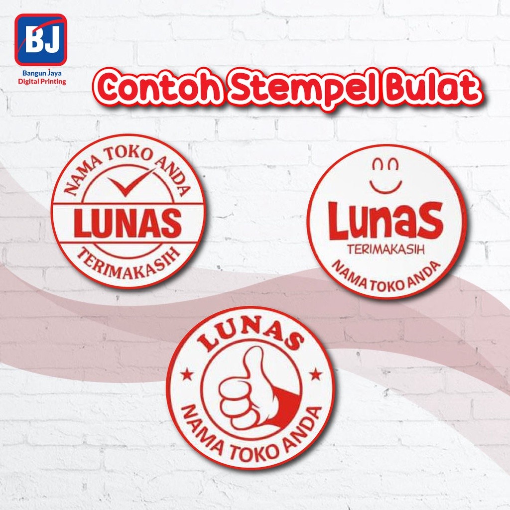 

Trodat bulat atau Oval Custum bisa Desain Sendiri Murah Berkualitas - 100