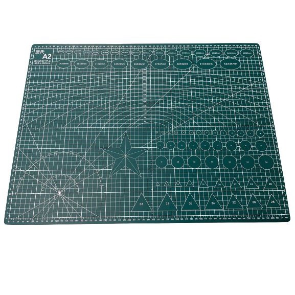 

Cutting Mat Ukuran A2 PVC - Double Sided Self Healing Cutting Mat A2 - Hijau