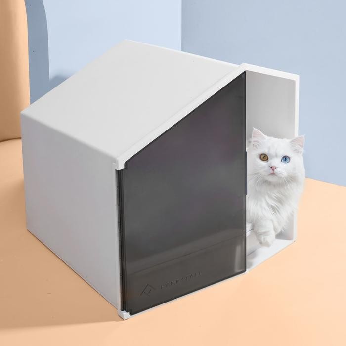FURRYTAIL Glow House Cat Litter Box