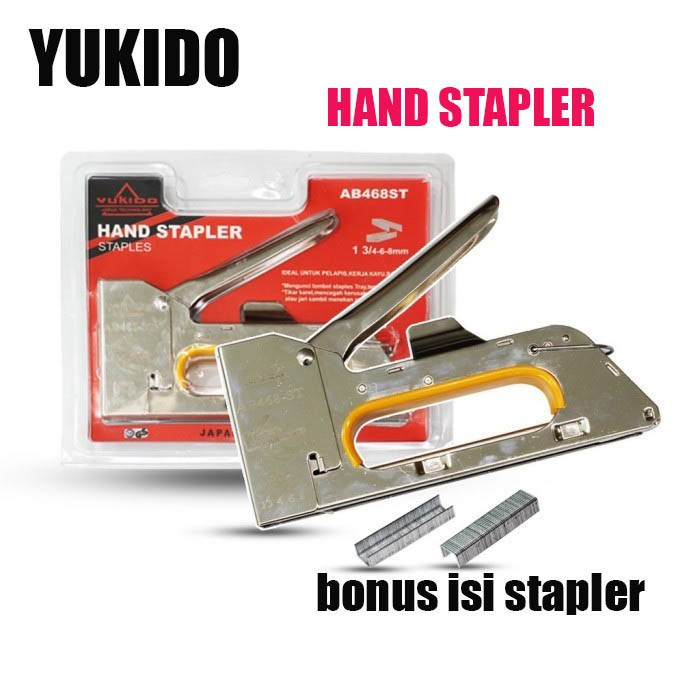 

Stapler 3 in 1 ( bonus isi staples ) Tacker Staples Sofa, Staples Jok Motor MANUAL