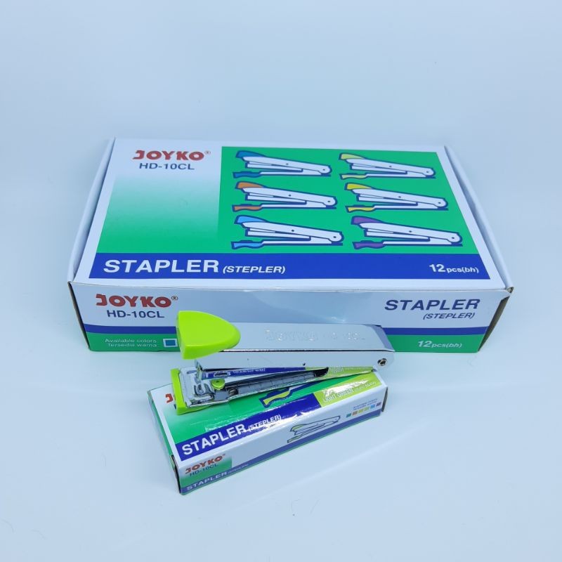 

STAPLER isi 6pcs STEPLES HD10CL WARNA GROSIR