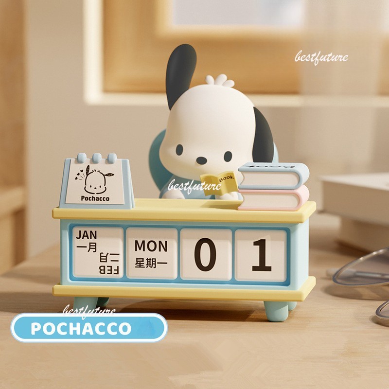 

TEEKA Desk Kalender Kalender Abadi Kuromi & Pochacco Dog