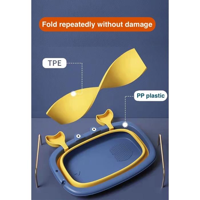 Asli..! Hapyee Baby Bathtub Foldable With Bantal Bayi