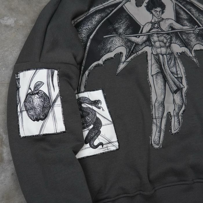 PASTI MURAH OVERSIZED BOXY CUT HOODIE FIEND POSEIDON REPRISAL