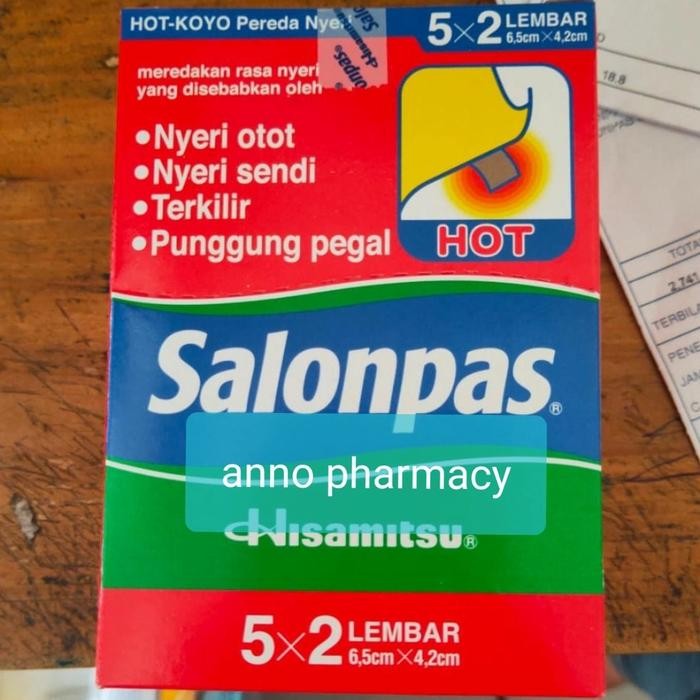 Salonpas koyo hot HARGA BOX salonpas koyo merah panas