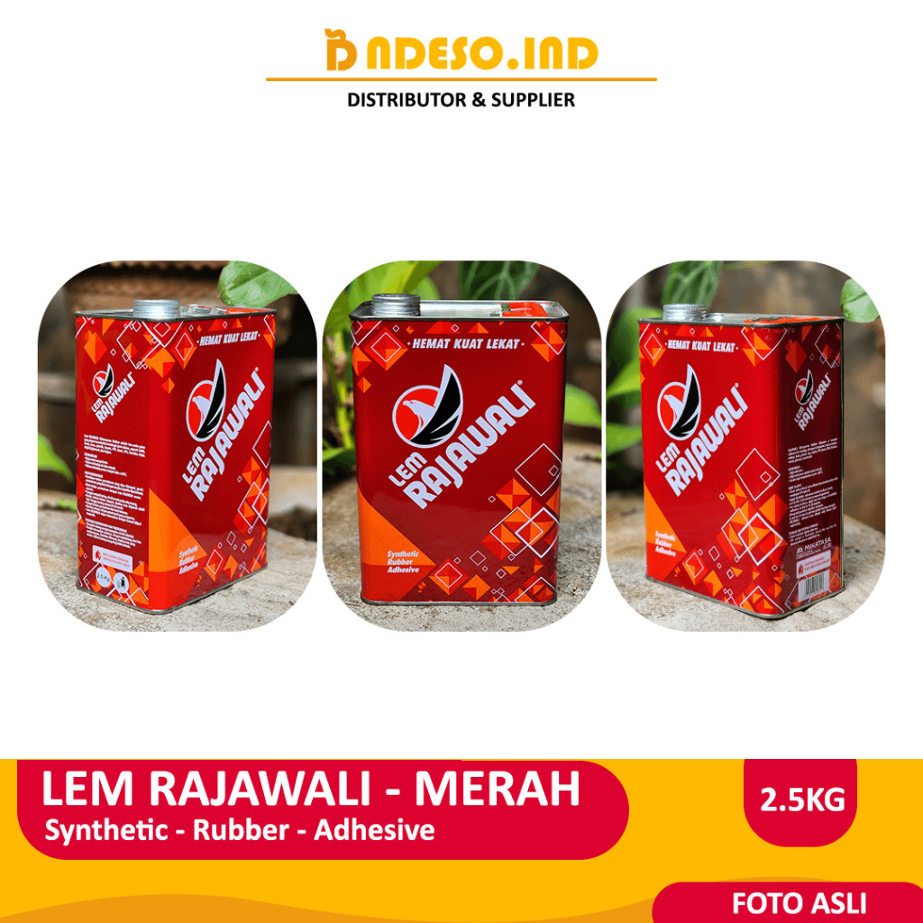 

Lem Kuning Rajawali - Merah - 2.5KG