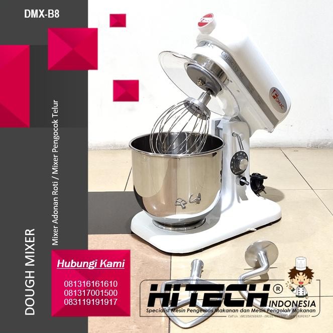 Digitadomain - Dough Mixer 8 Liter Fomac Dmx-B8 Mixer Adonan Roti Kue Pengocok Telur