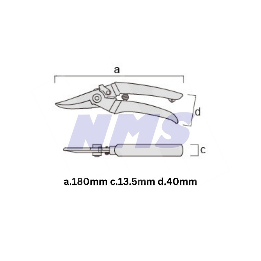 

ting Listrik FUJIYA FM04-180N Electrical Work Scissors Japan