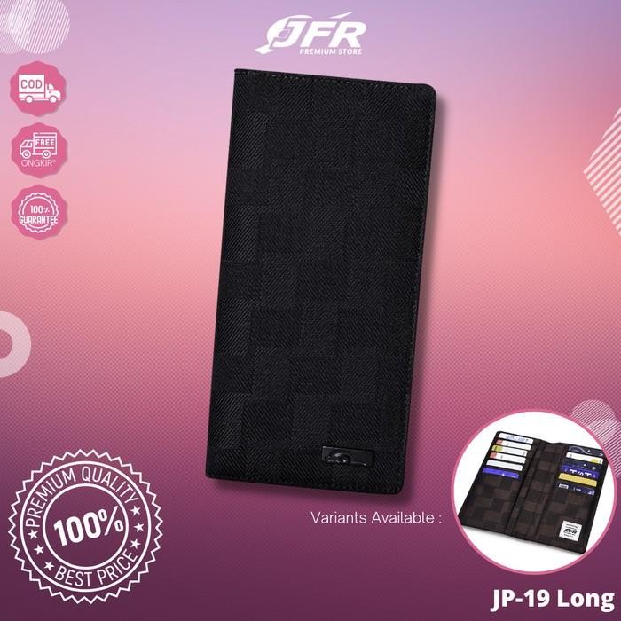 Dompet Pria Cowok Lipat Panjang Kanvas JFRJP19 Wallet Typ Eiger Miniso