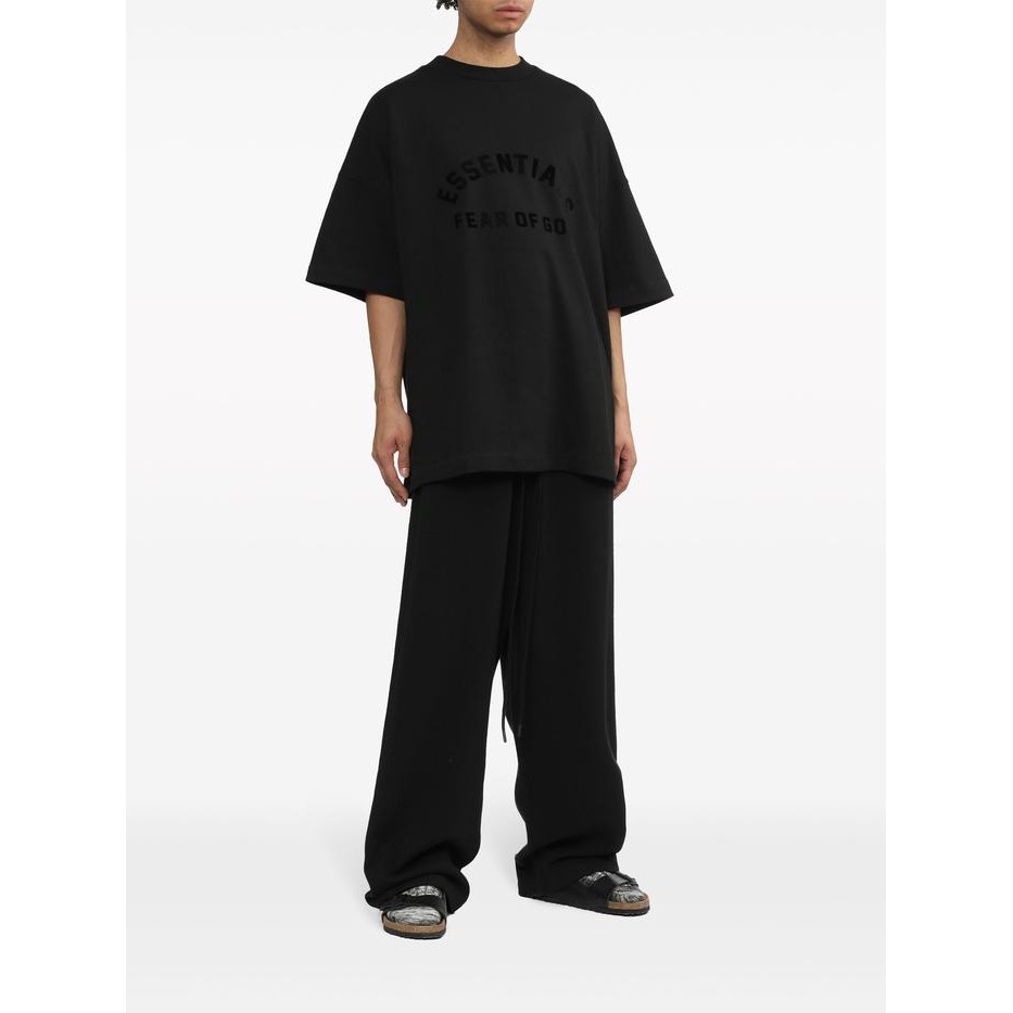 FOG Essentials Curved Logo Crewneck Tee Black