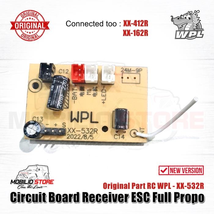 Part - Circuit Board Receiver Esc Full Po Rc Wpl