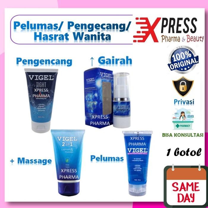 PvTerjamin- XPRESS Vigel 2 in 1 Sparkle Tight Pelumas Pengencang