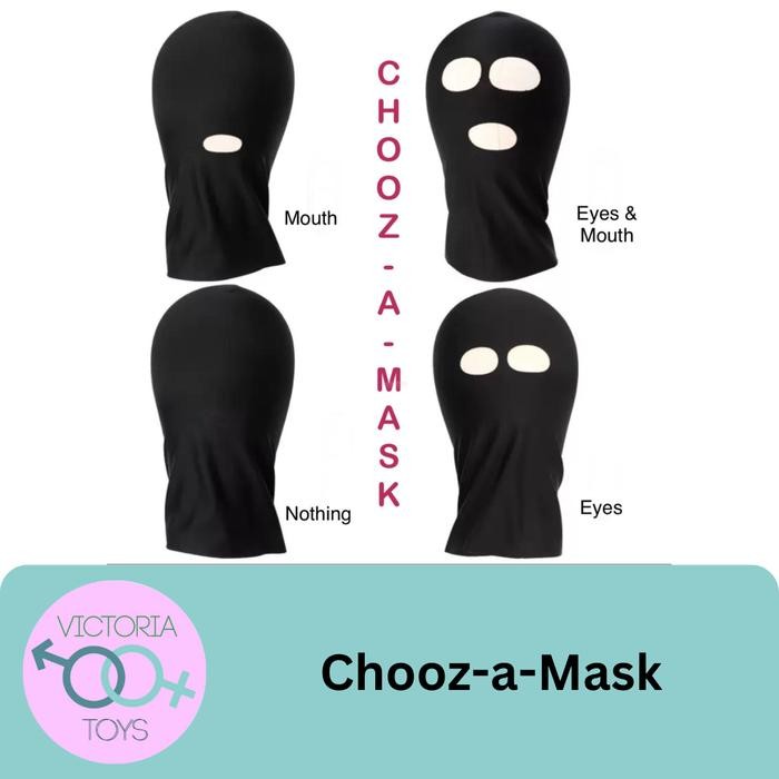 PvTerjamin- CHOOZ-A-MASK Face Masks Topeng Wajah Muka Alat Pemuas Seksual Pria Wanita