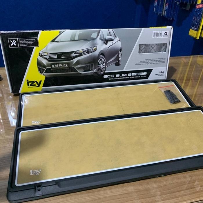 Tatakan Plat Nomor Izy Eco Slim / Tempat Plat Nomor Mika Izy Eco Slim