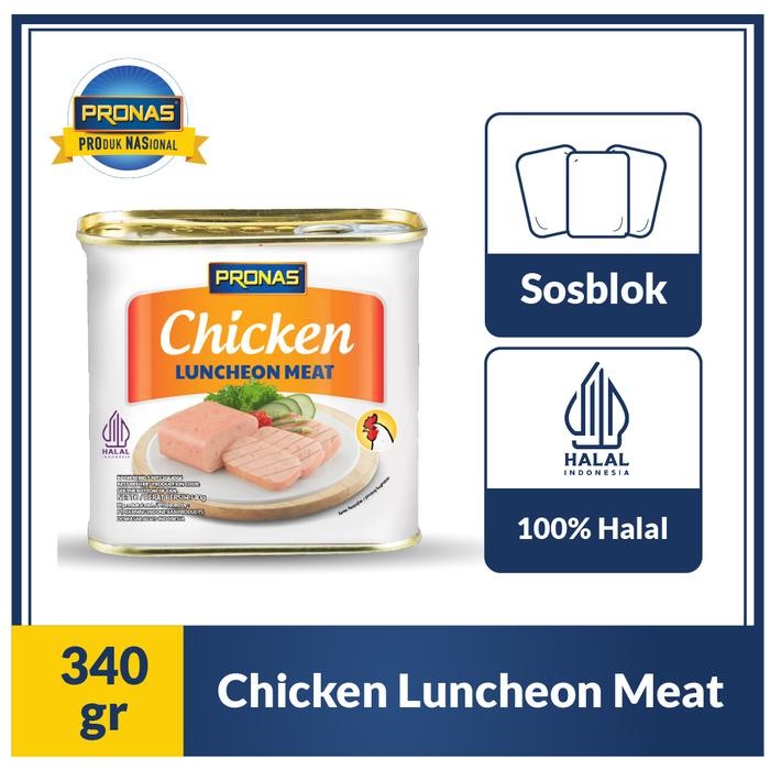 

PRONAS LUNCHEON AYAM 340 G DENGAN KEMASAN EOE