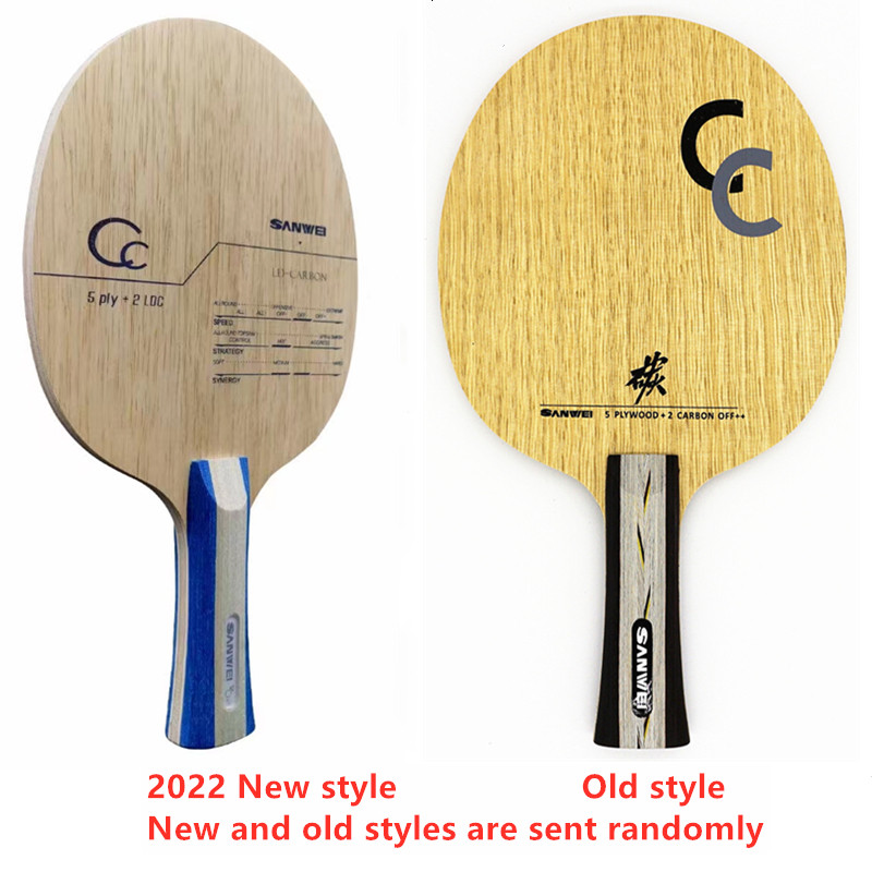 SANWEI CC 502E 5 Ply wood+2 Carbon OFF++ training Original SANWEI Table Tennis Blade Ping Pong Racke