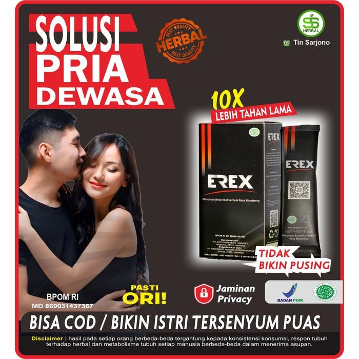 PvTerjamin- obat kuat laki dewasa tahan lama EREX Asli Original 100% BPOM