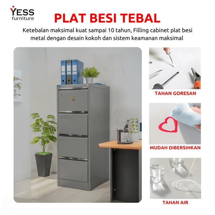 

LANGSUNG DIPROSES Filling Cabinet 4 Laci VIP V - 304