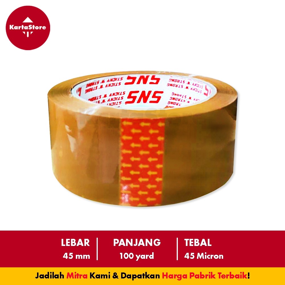

LAKBAN BENING/ 100 YARD FULL KARTONAN KHUSUS