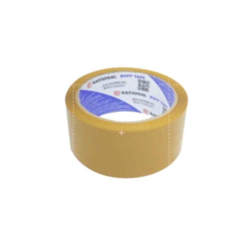 

Lakban Plakban Nachi BOPP OPP National Core u 2 inch 48mm 80 Yard Bening & Cokelat - Dus