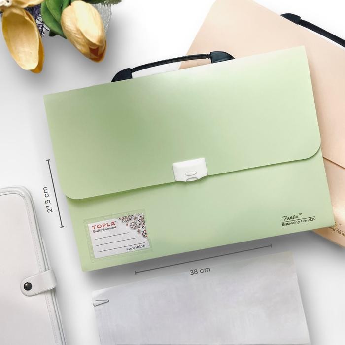 

Ready- Topla Map Harmonika Expanding File 9929 Map Dokumen Warna Pastel Folio F4 13File (Promo Buy 1