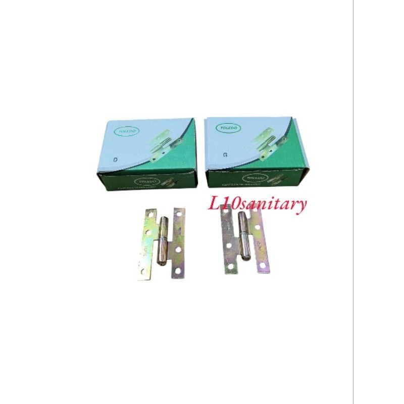 H 110 X 55 IGM 1Lusin 12pasang / Engsel H Tebal 110 x 55 x 1,8mm TOLEDO