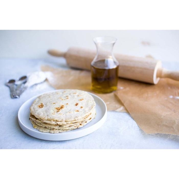 

InstanTanyadulu- White Flour Tortilla Frozen (Kulit Kebab),20cm, Sehat,Bebas Pengawet!