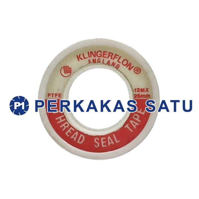 SEAL TAPE 25MM X 12M KLINGERFLON ENGLAND 1" 1 INCI INCH X 12 METER