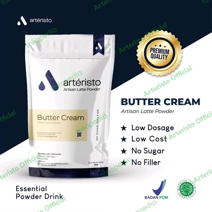 InstanTanyadulu- ARTERISTO BUTTER CREAM PREMIUM TOPPING POWDER DRINK - NO SUGAR