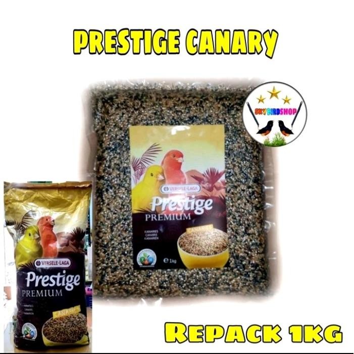 VERSELE LAGA PRESTIGE CANARY 1KG REPACK PAKAN BURUNG KENARI IMPORT terbaru