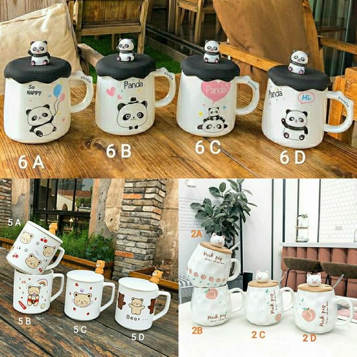 Kenanganpawon Gelas Keramik Sendok Mug