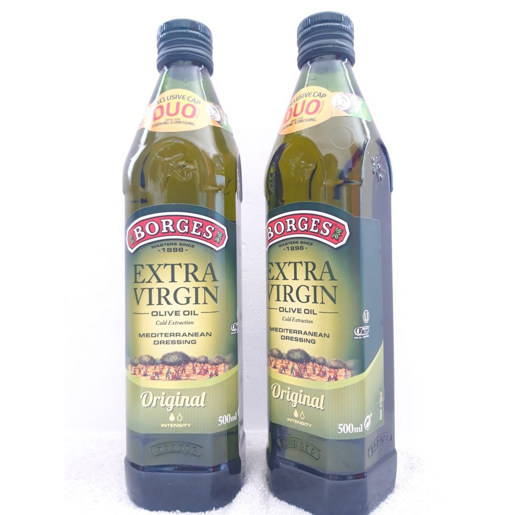 Minyak Zaitun 500 ML Extra Virgin Olive Oil Untuk Masak Dan Minum Minyak Zaitun EVO Original Borges