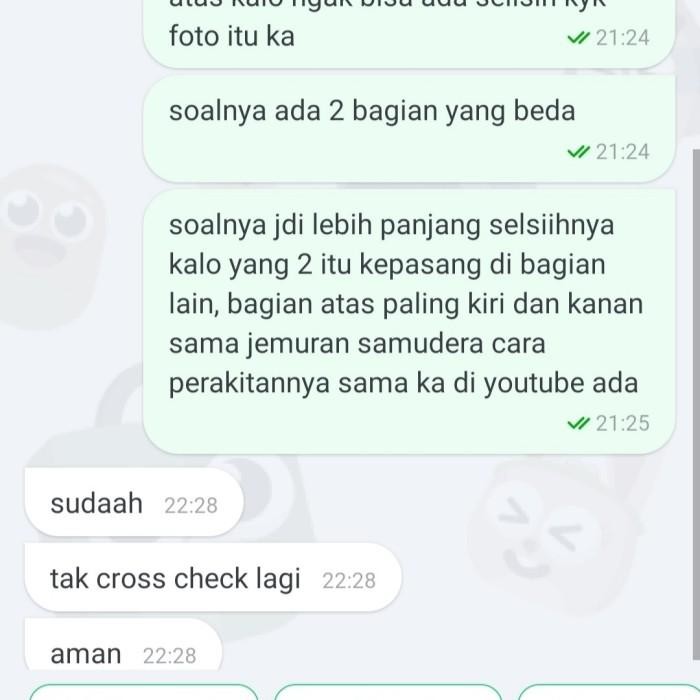 Jemuran Stainless Steel Rubicon Kotak Tebal Premium Jemuran Baju - Asli