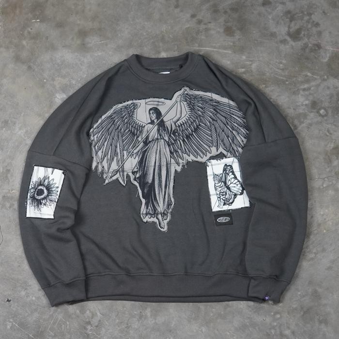 Oversized Boxy Cut Crewneck SERAPH Poseidon Reprisal