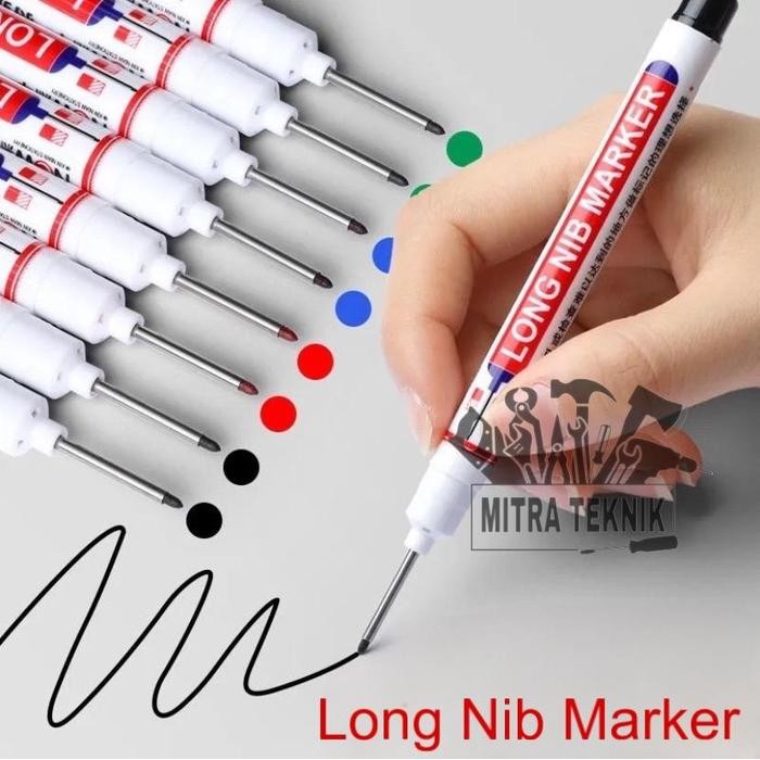 

ID SPIDOL TUKANG PENANDA KEPALA PANJANG PULPEN TULISAN SERBAGUNA TUKANG BANGUNAN LUBANG DALAM SPIDOL