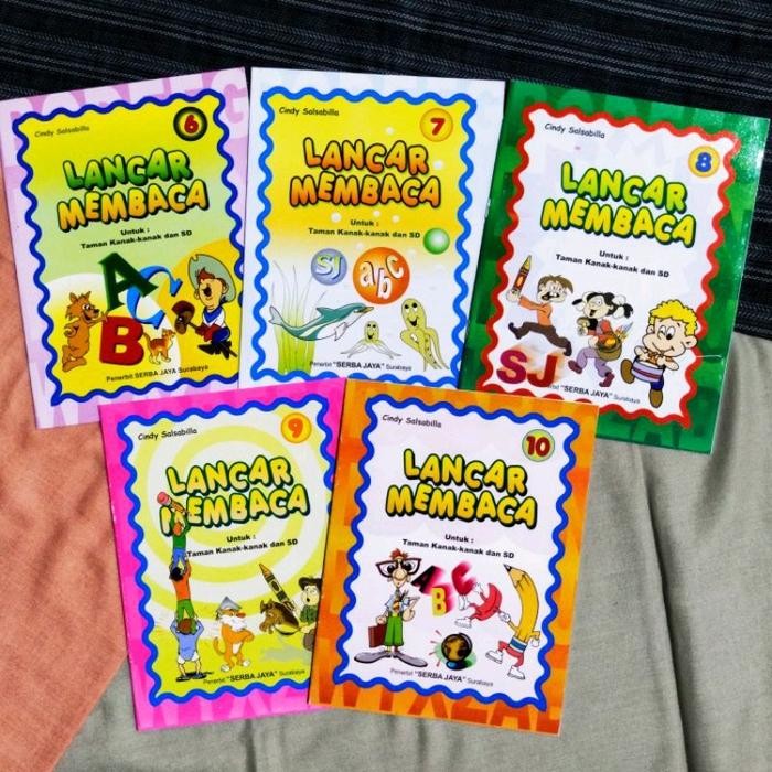 

ID PAKET 10 BUKU LANCAR MEMBACA JILID 1-10 UNTUK TK DAN SD