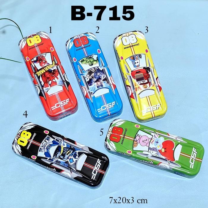 

ID UF KOTAK PENSIL KALENG MOBIL BIASA 2 SUSUN 7X20 / TEMPAT PENSIL / PENCIL CASE/TEPAK STATIONERY